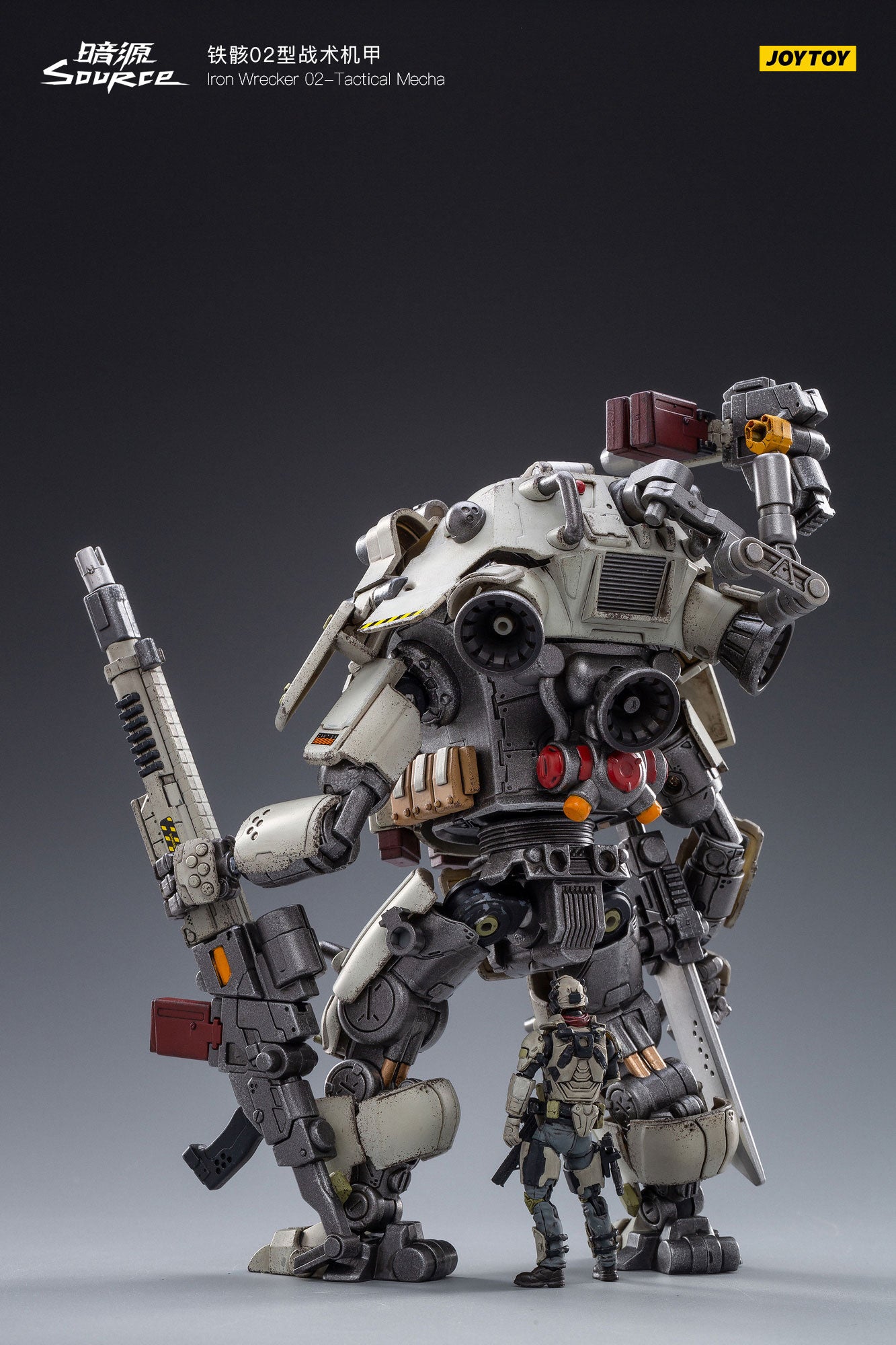 JOYTOY Action Figure 1/18 Iron Wrecker 02-Tactical Mecha Model Birthday Gifts