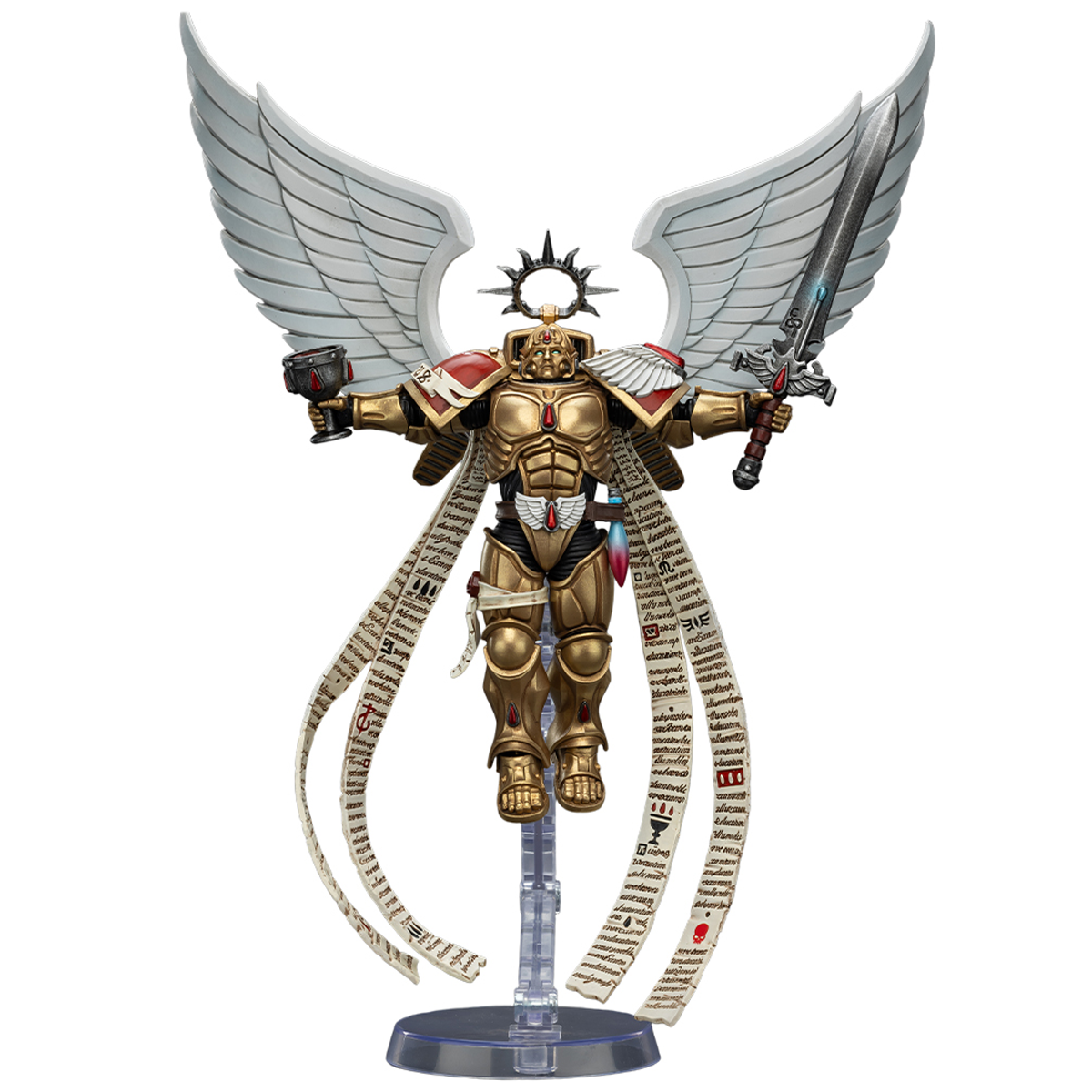 JOYTOY Warhammer 40,000 1/18 Action Figure Blood Angels The Sanguinor with Encarmine Broadsword Collection Model Birthday Gift 15Age+ Pre-Order