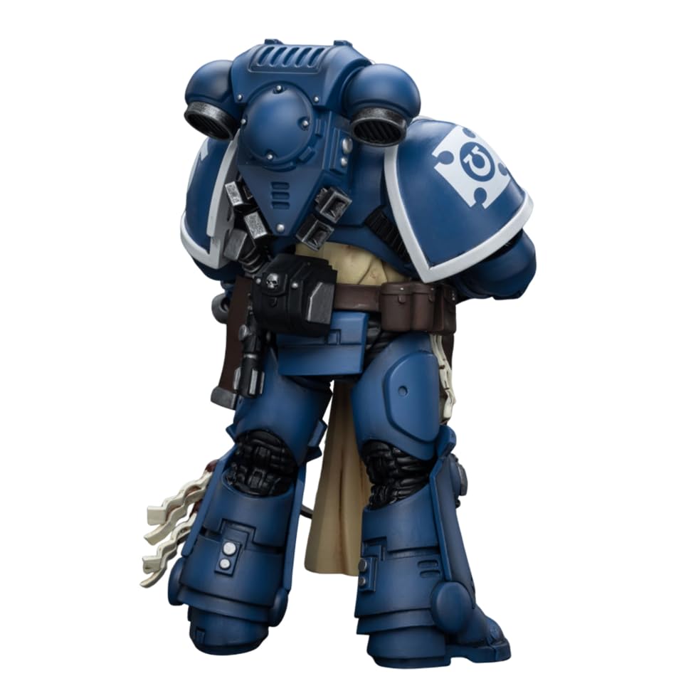 JOYTOY Warhammer 40,000 1/18 Action Figure Ultramarines Sternguard Veteran with Bolt Rifle Collection Model 15Age+ Birthday Gifts