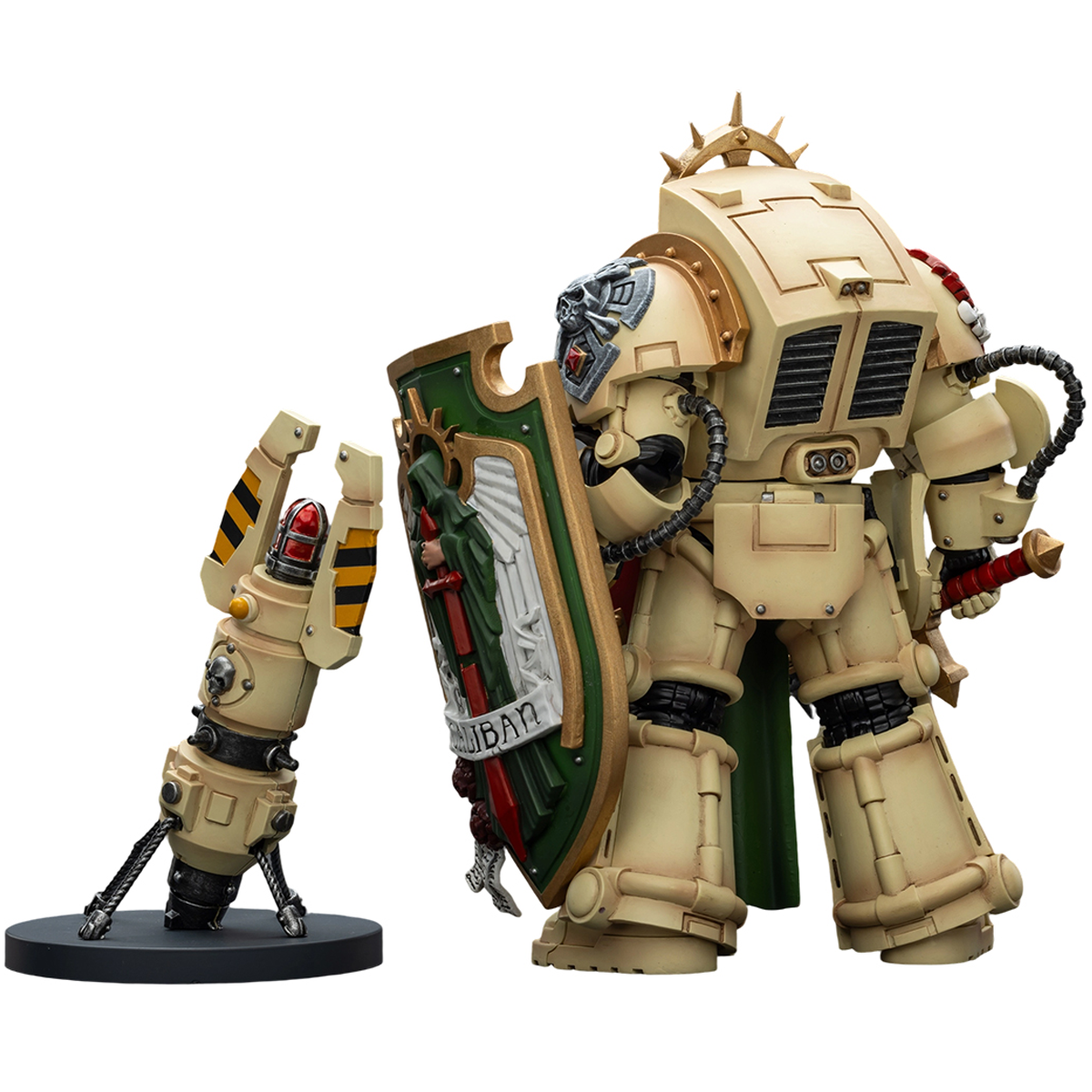 JOYTOY Warhammer 40,000 1/18 Action Figure Dark Angels Deathwing Knight 1 with Power Sword, Storm Shield and Teleport Homer Collection Models Birthday Gifts 15Age+ Pre-Order