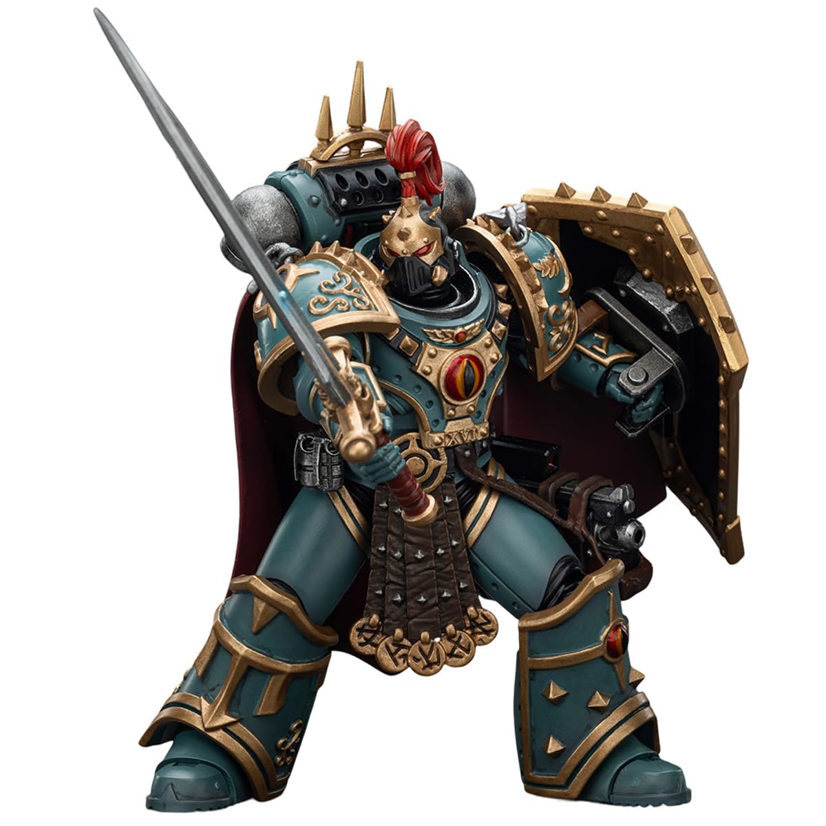 JOYTOY Warhammer 40,000 The Horus Heresy 1/18 Action Figure Sons of Horus 'Little’ Horus Aximand,Captain of The 5th Company Collection Model Christmas Birthday Gift Pre-Order