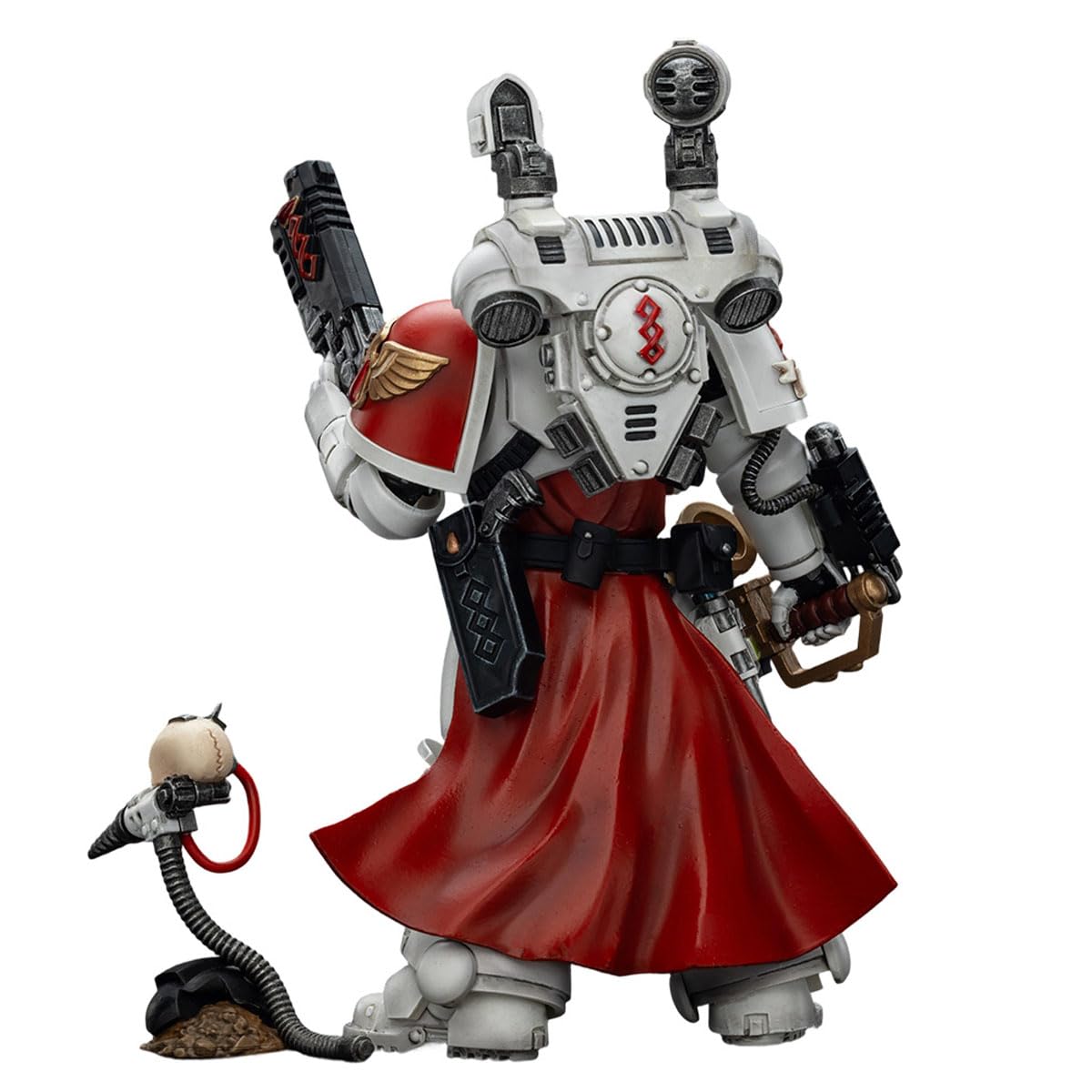 JOYTOY 1/18 Warhammer 40,000 Action Figure Blood Angels Sanguinary Priest with Heavy Bolt Pistol, chainsword and narthecium Collection Model Pre-Order