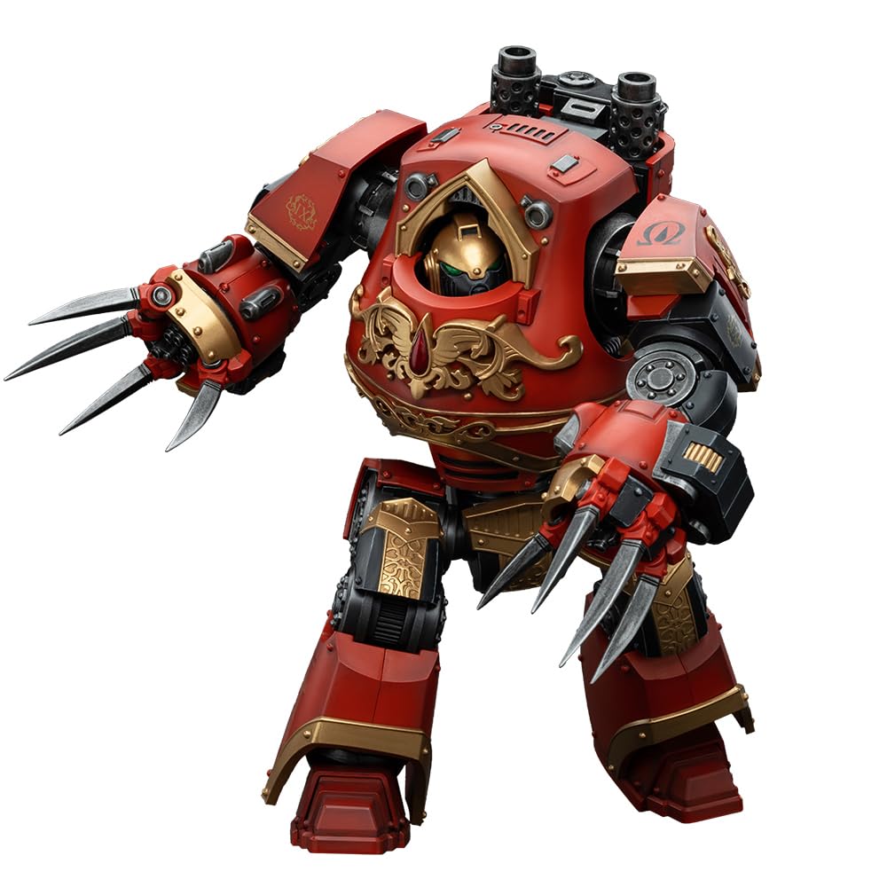 JOYTOY Warhammer 40,000 1/18 Action Figure Blood Angels Contemptor-Incaendius Dreadnought Collection Model Birthday Gifts