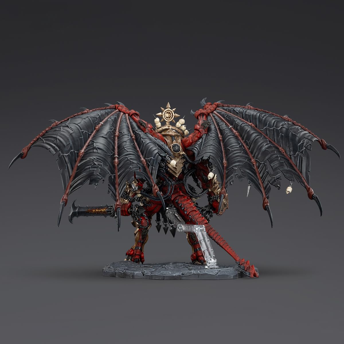 JOYTOY Warhammer 40,000 1:18 Action Figure World Eaters Angron, Daemon Primarch of Khorne Collection Model Birthday Gifts 15 Inches JT01178