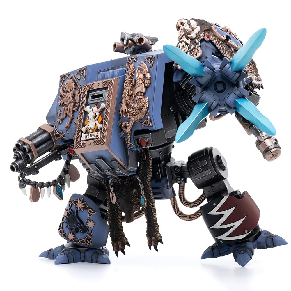 JOYTOY Warhammer 40K 1/18 Action Figure Space Wolves Bjorn The Fell Handed Collection Model Birthday Gifts JT2924