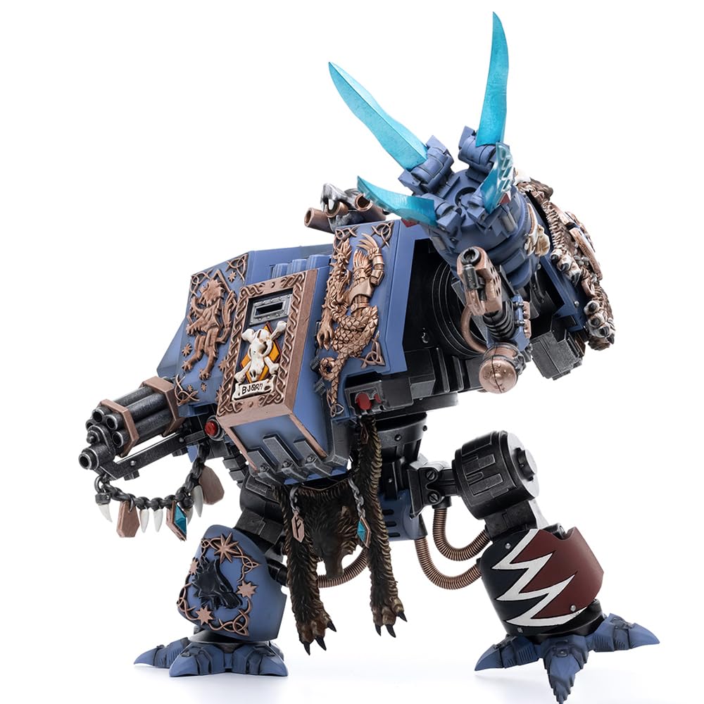 JOYTOY Warhammer 40K 1/18 Action Figure Space Wolves Bjorn The Fell Handed Collection Model Birthday Gifts JT2924