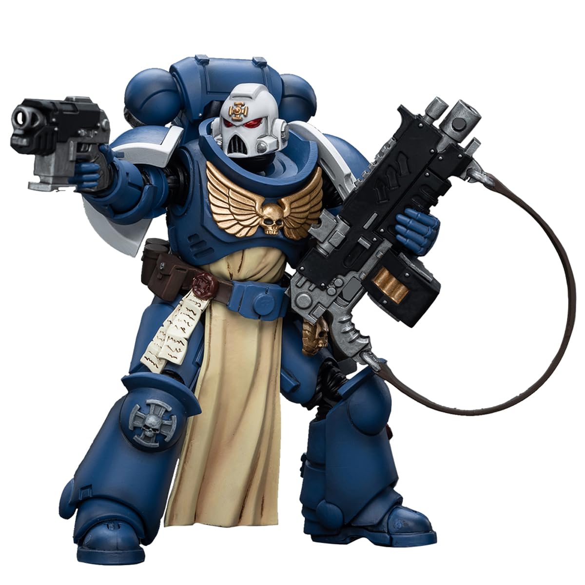 JOYTOY Warhammer 40,000 1/18 Action Figure Ultramarines Sternguard Veteran with Bolt Rifle Collection Model 15Age+ Birthday Gifts