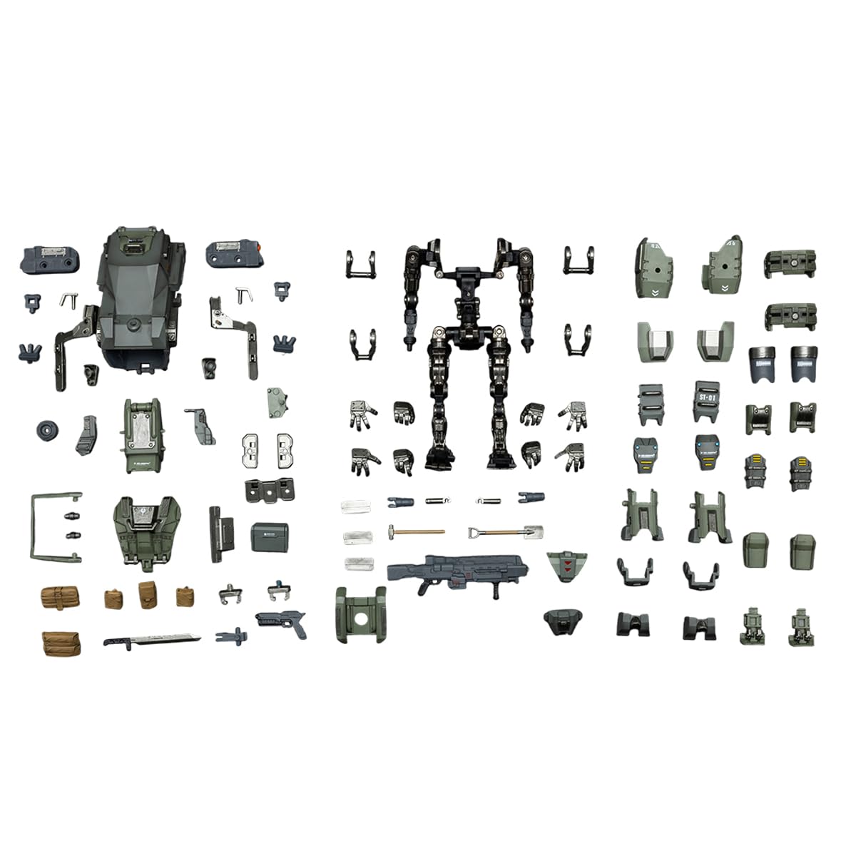 JOYTOY Dark Source Action Figure 1/25 APOC Series Bedrock Standard Combat Type Mecha Collection Models Birthday Gifts