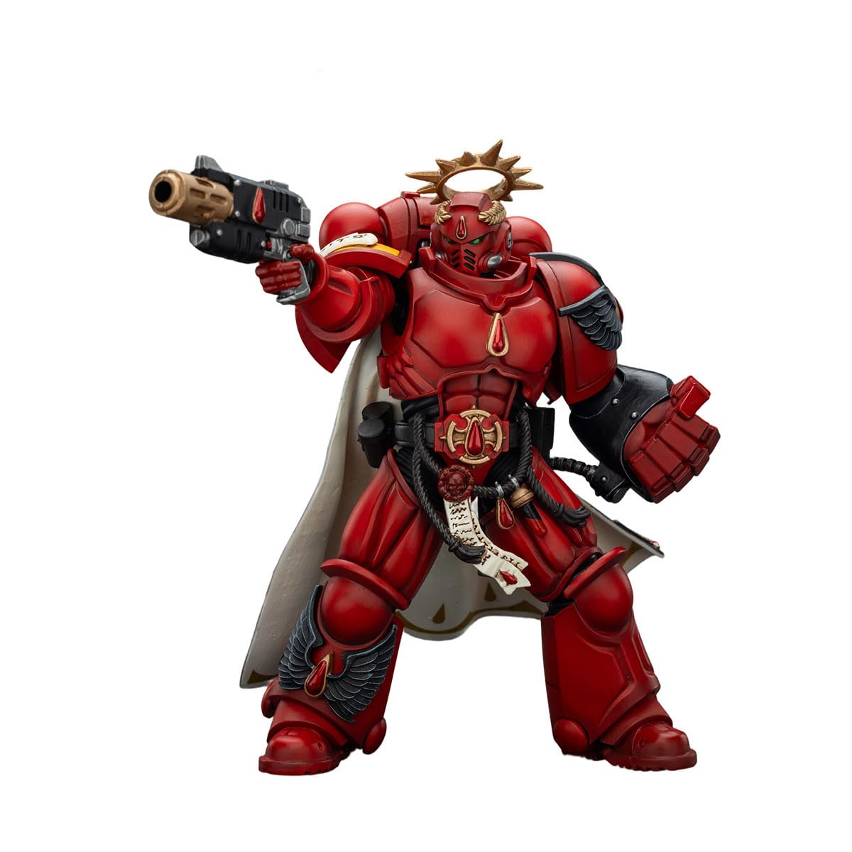 JOYTOY 1/18 Warhammer 40,000 Action Figure Blood Angels Captain with Inferno Pistol & Power Fist Collection Model Pre-Order