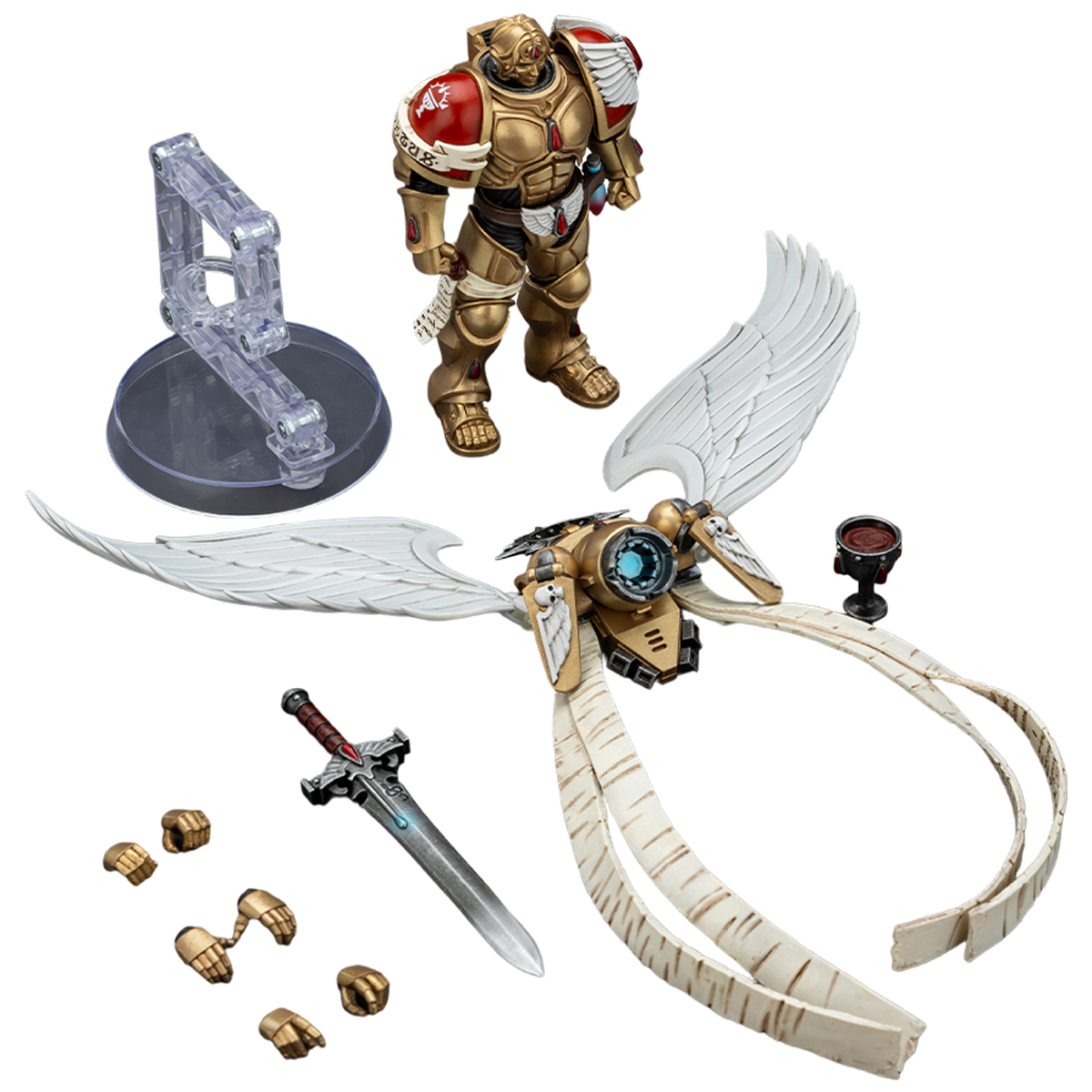 JOYTOY Warhammer 40,000 1/18 Action Figure Blood Angels The Sanguinor with Encarmine Broadsword Collection Model Birthday Gift 15Age+ Pre-Order