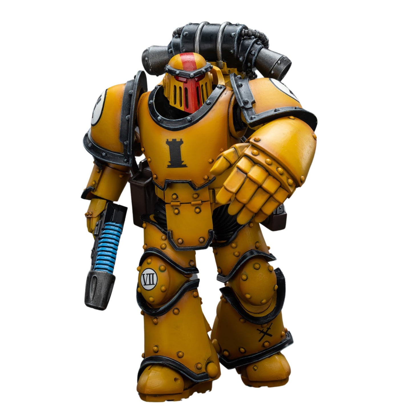 JOYTOY Warhammer 40,000 1/18 Action Figure Imperial Fists Legion MkIII Tactical Squad Sergeant with Power Fist Collection Model Christmas Birthday Gifts