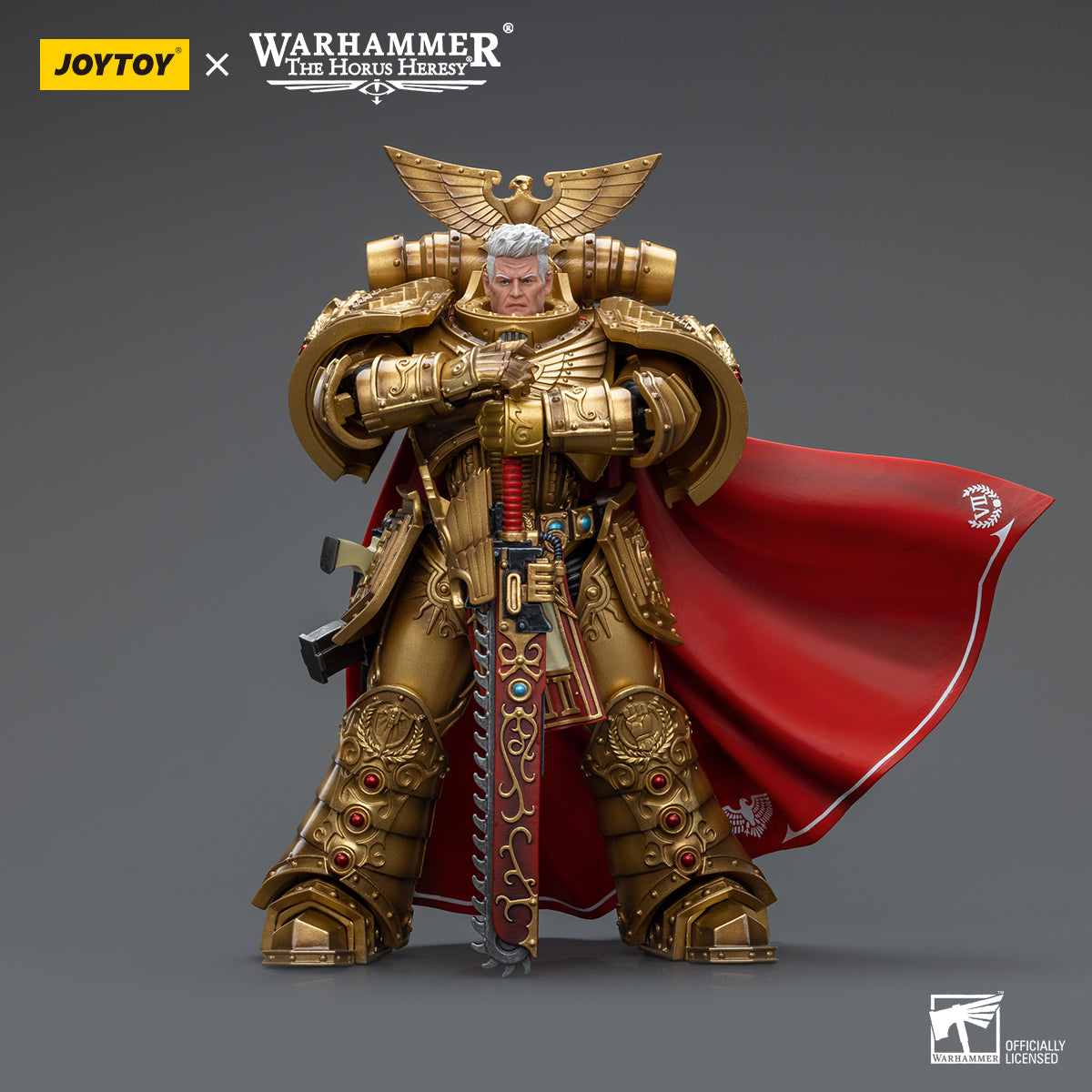 JOYTOY Warhammer The Horus Heresy Imperial Fists Rogal Dorn, Primarch of the Vllth Legion