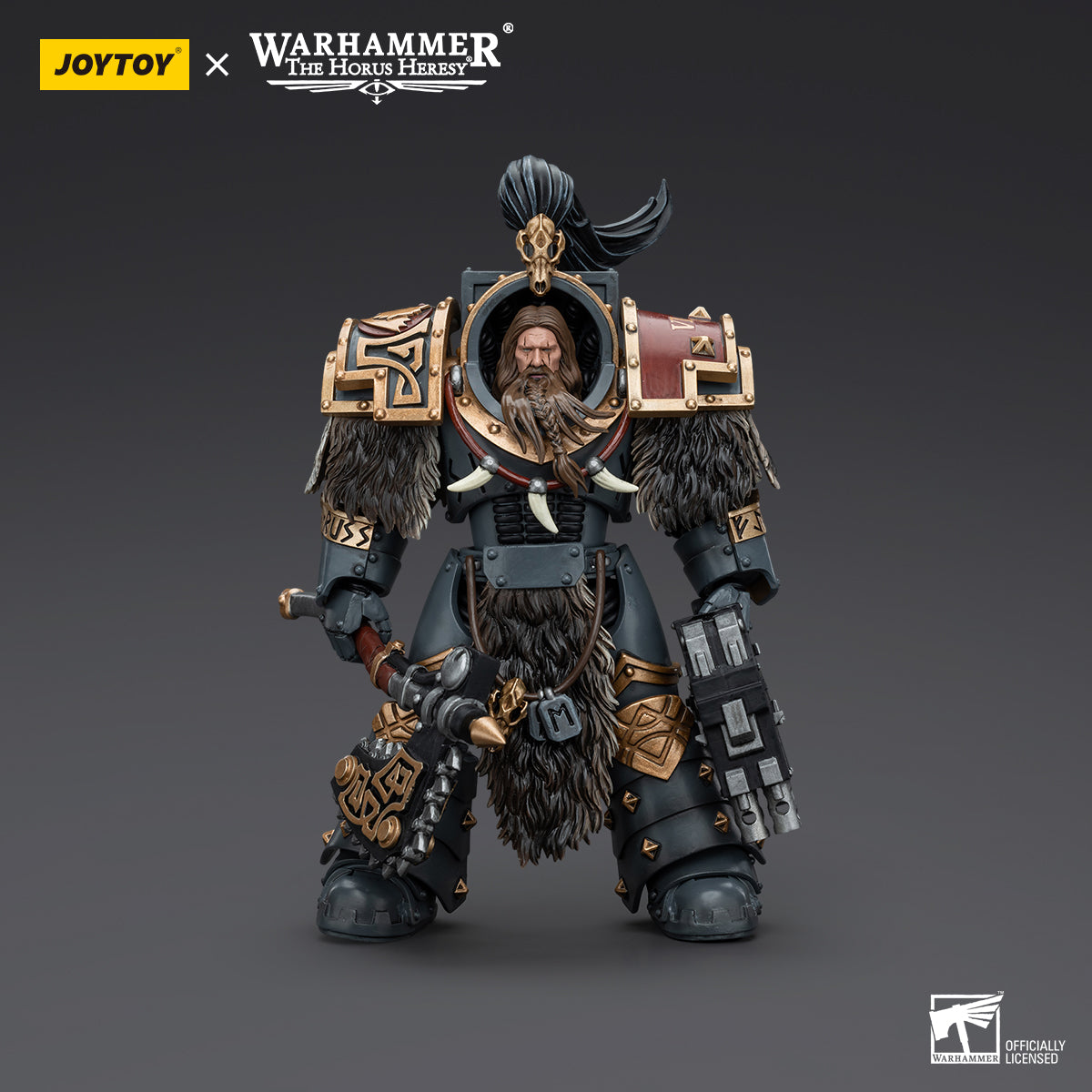 JOYTOY Action Figure 1/18 Space Wolves Varagyr Wolf Guard Squad Varagyr Terminator 2 Model Birthday Gifts