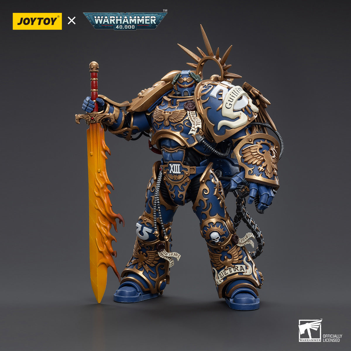 JOYTOY Action Figure 1/18 Ultramarines Primarch Roboute Guilliman Model Birthday Gifts