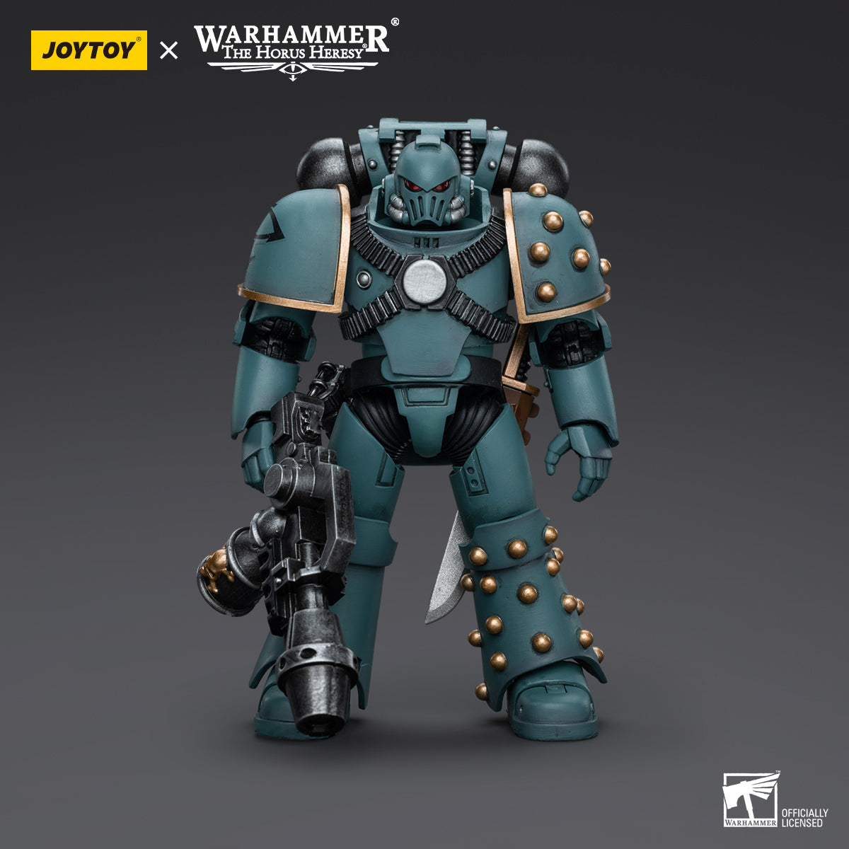JOYTOY Action Figure 1/18 MKIV Tactical Squad Legionary with Flamer Model Birthday Gifts