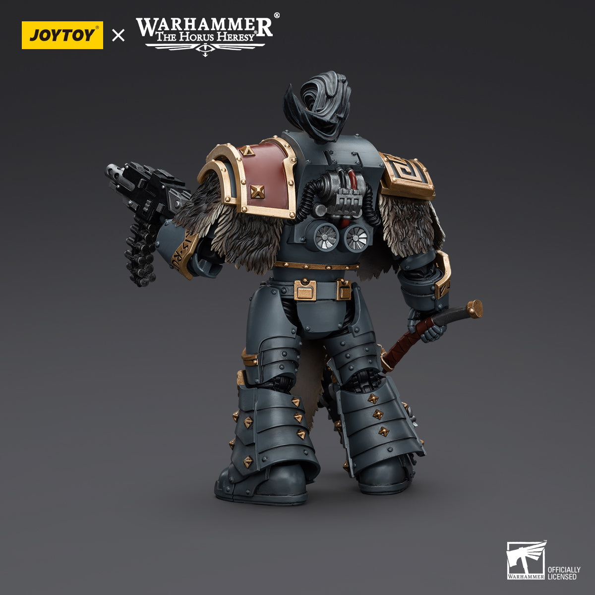 JOYTOY Action Figure 1/18 Space Wolves Varagyr Wolf Guard Squad Varagyr Terminator 1 Model Birthday Gifts