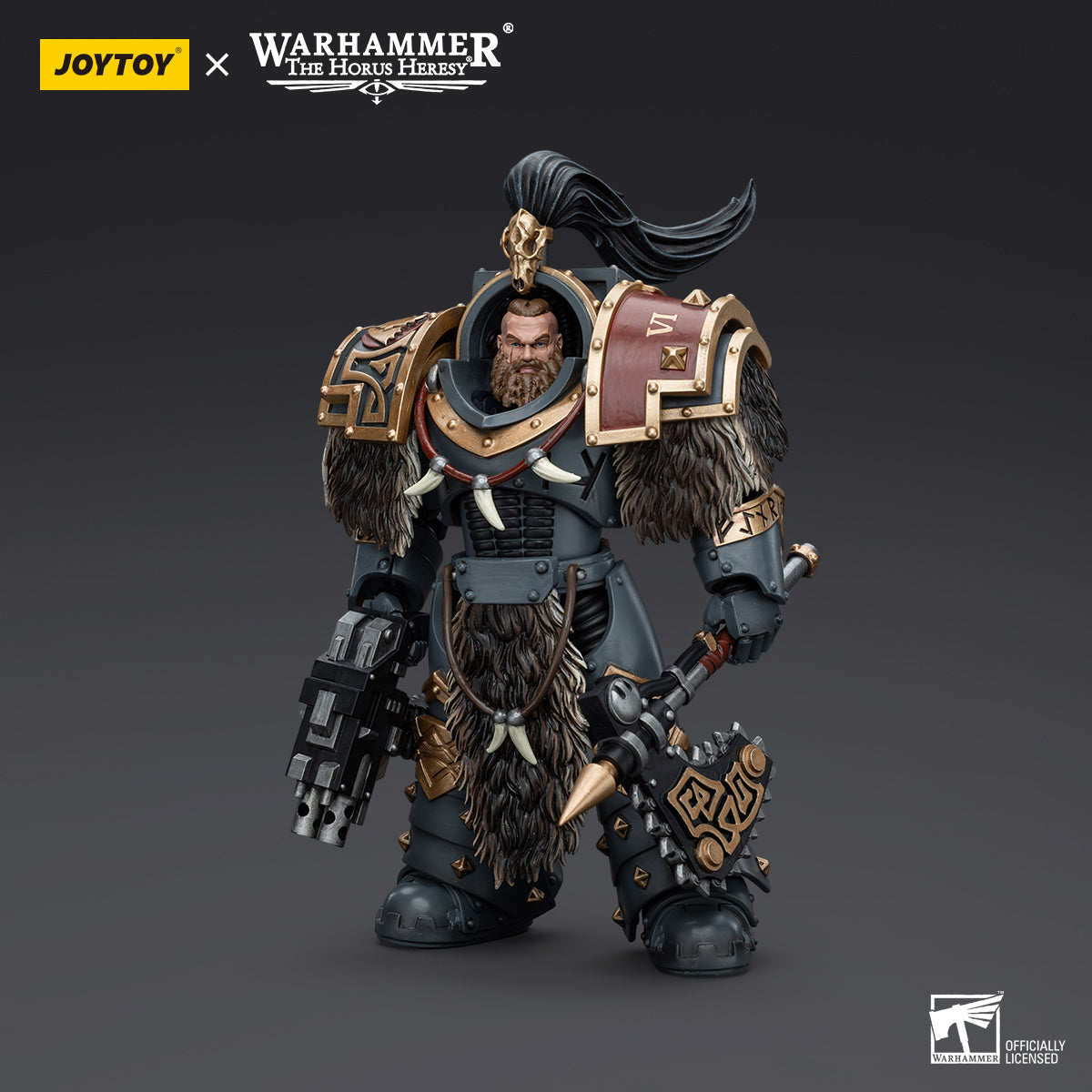 JOYTOY Action Figure 1/18 Space Wolves Varagyr Wolf Guard Squad Varagyr Terminator 4 Model Birthday Gifts