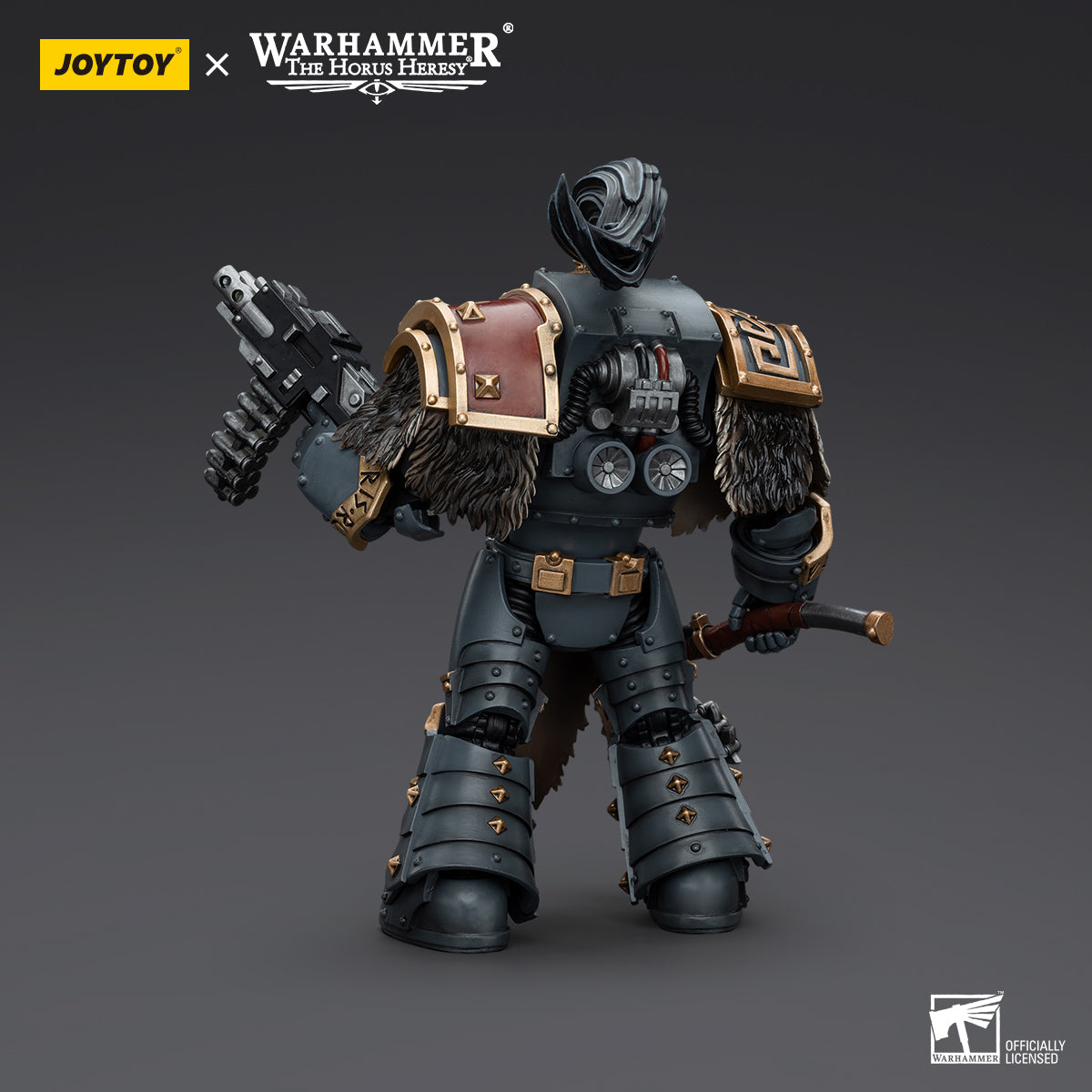 JOYTOY Action Figure 1/18 Space Wolves Varagyr Wolf Guard Squad Varagyr Terminator 2 Model Birthday Gifts