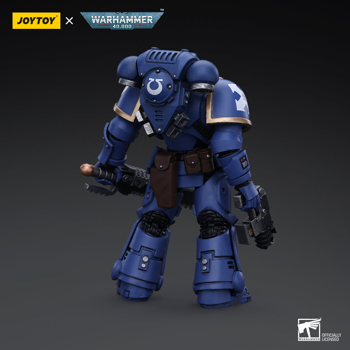 JOYTOY Action Figure 1/18 Space Marines Ultramarines Outriders Brother Catonus Model Birthday Gifts