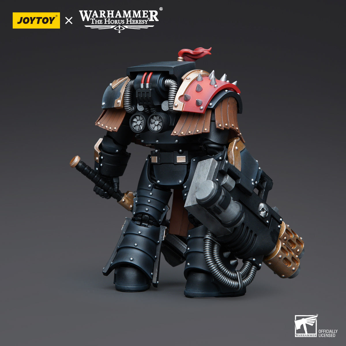 JOYTOY Action Figure 1/18 Sons of Horus Justaerin Terminator Squad Justaerin with Multi-melta and Power MauL Model Birthday Gifts