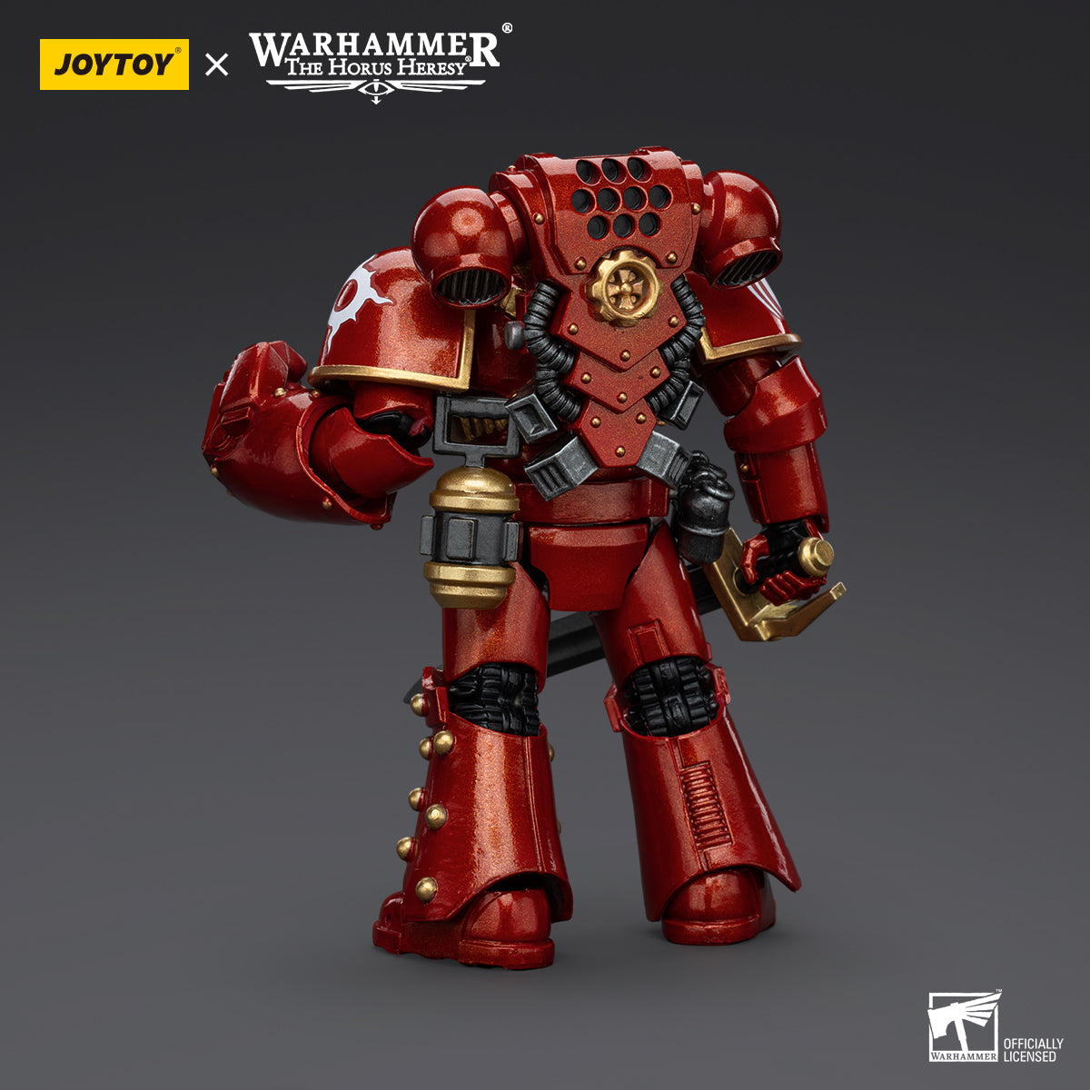 JOYTOY Action Figure 1/18 Thousand Sons Legion MK IV Tactical Squad Sergeant with Power Fist Model Birthday Gifts