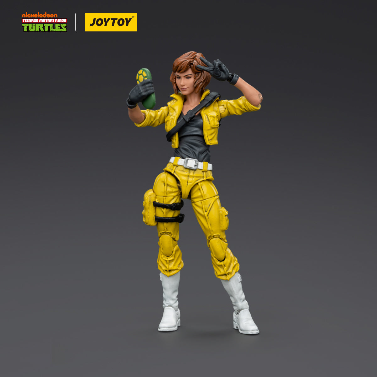 JOYTOY Action Figure 1/18 TMNT-April O'Neil Model Birthday Gifts