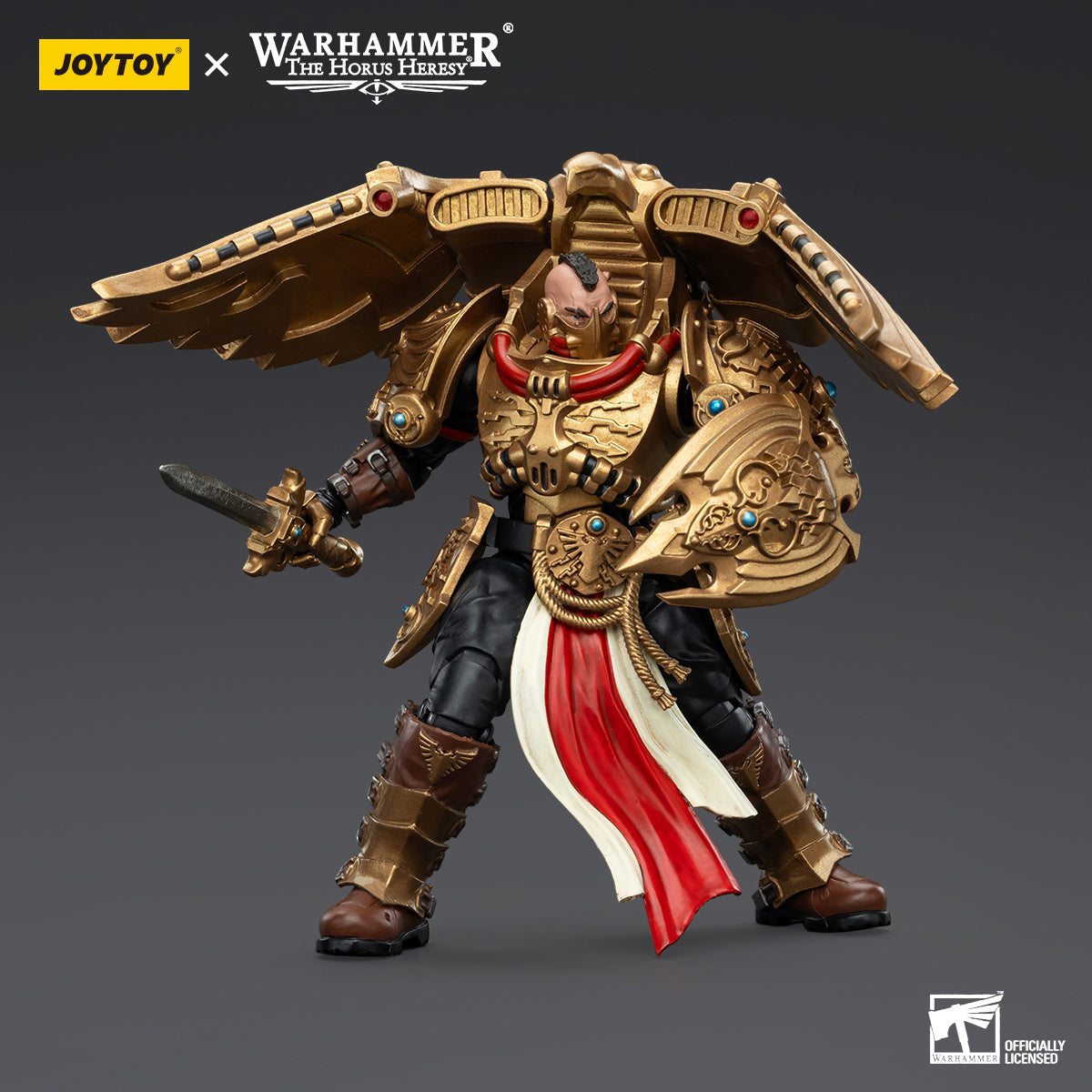 JOYTOY Action Figure 1/18 Legio Custodes Custodian Venatari Squad Venatari with Venatari Lance Model Birthday Gifts