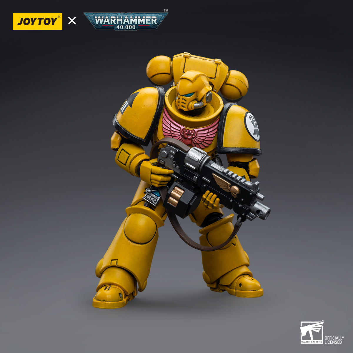 JOYTOY Action Figure 1/18 Imperial Fists Intercessors Model Birthday Gifts