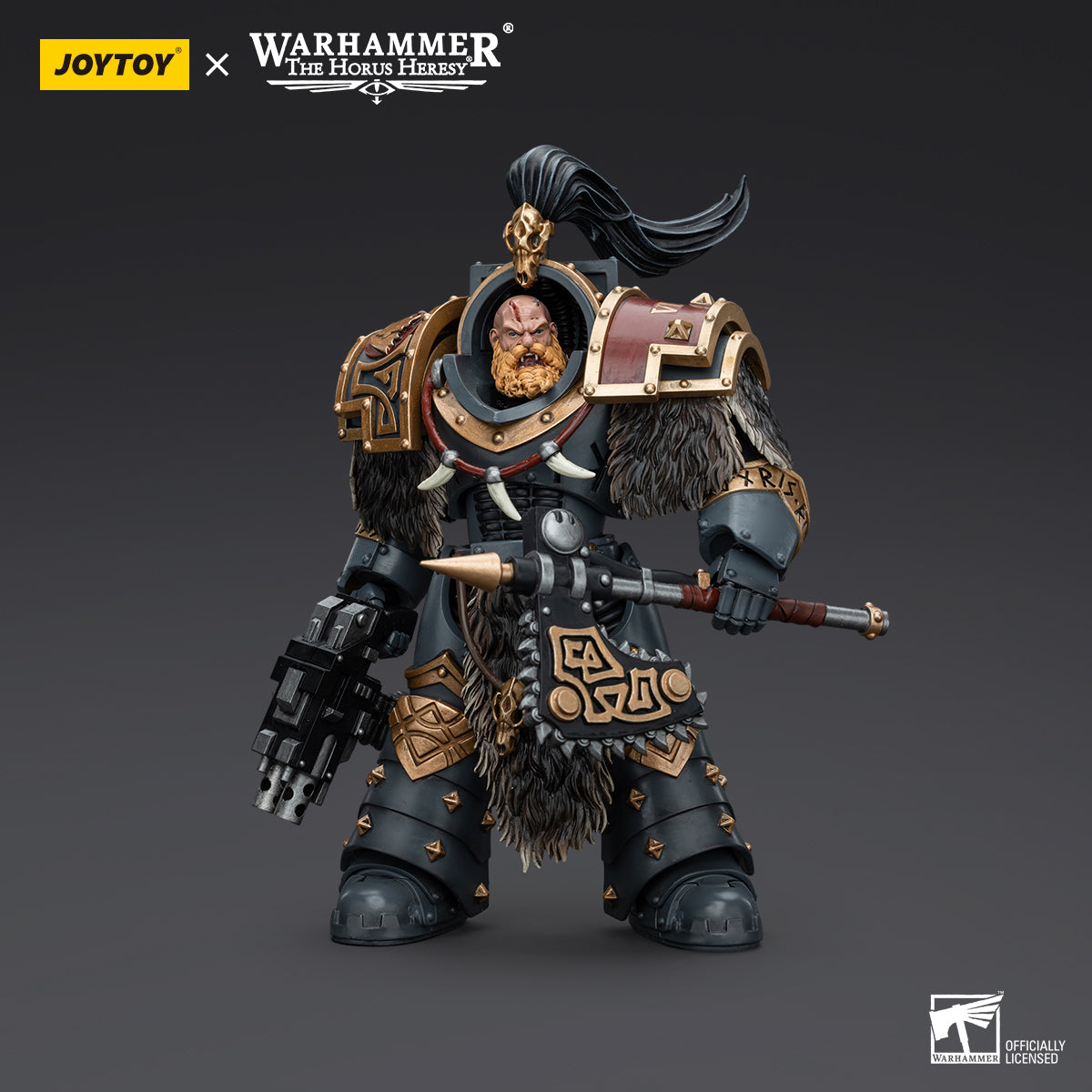 JOYTOY Action Figure 1/18 Space Wolves Varagyr Wolf Guard Squad Varagyr Terminator 3 Model Birthday Gifts