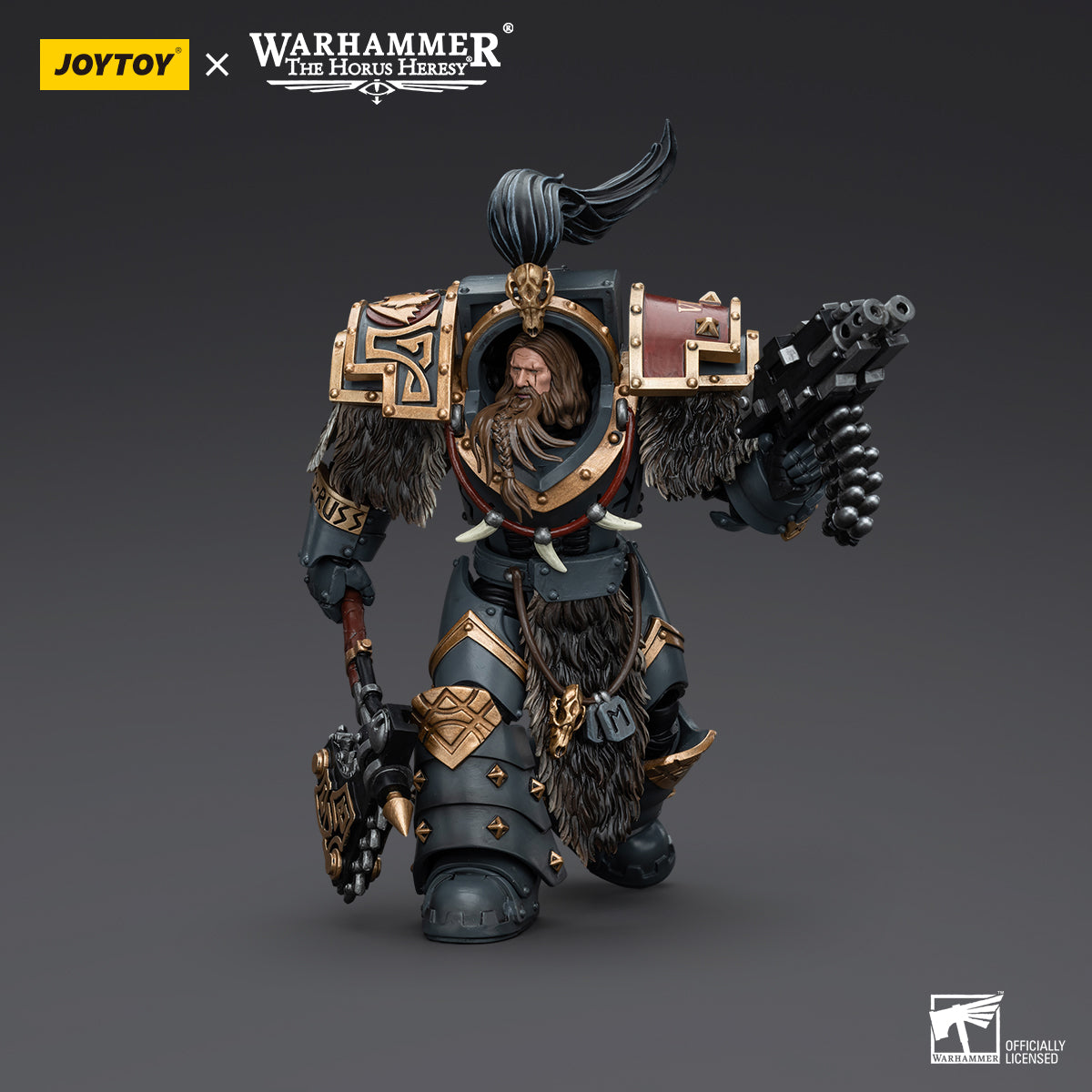 JOYTOY Action Figure 1/18 Space Wolves Varagyr Wolf Guard Squad Varagyr Terminator 2 Model Birthday Gifts