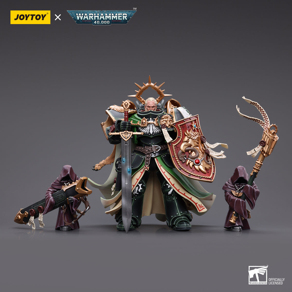 JOYTOY Action Figure 1/18 Dark Angels Primarch Lion El'Jonson Model Birthday Gifts