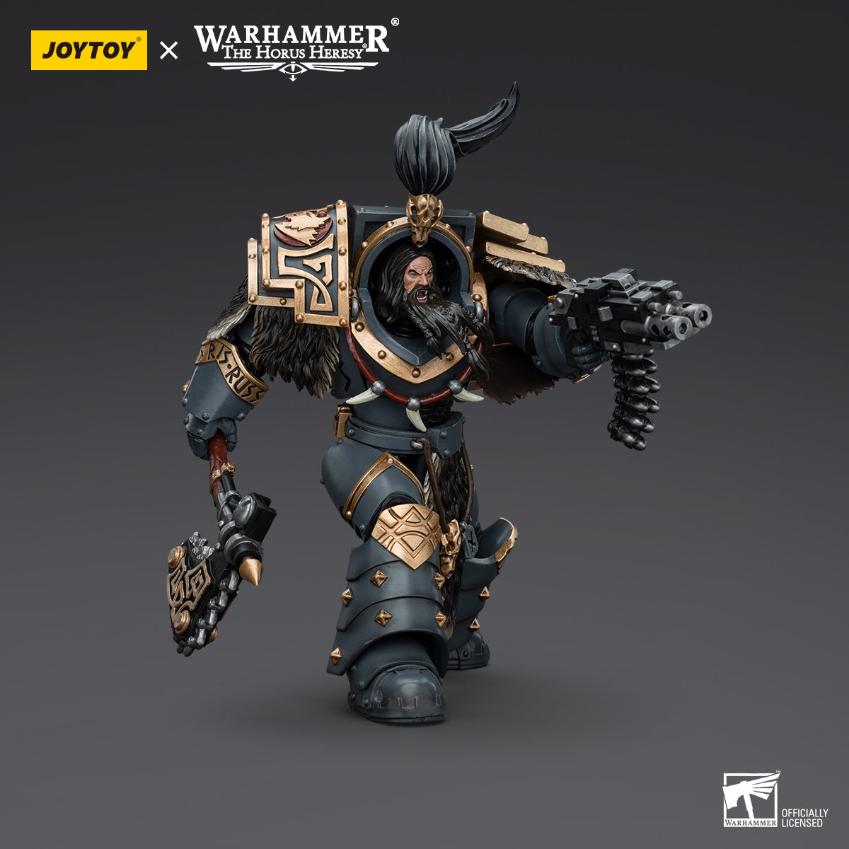 JOYTOY Action Figure 1/18 Space Wolves Varagyr Wolf Guard Squad Varagyr Terminator 1 Model Birthday Gifts