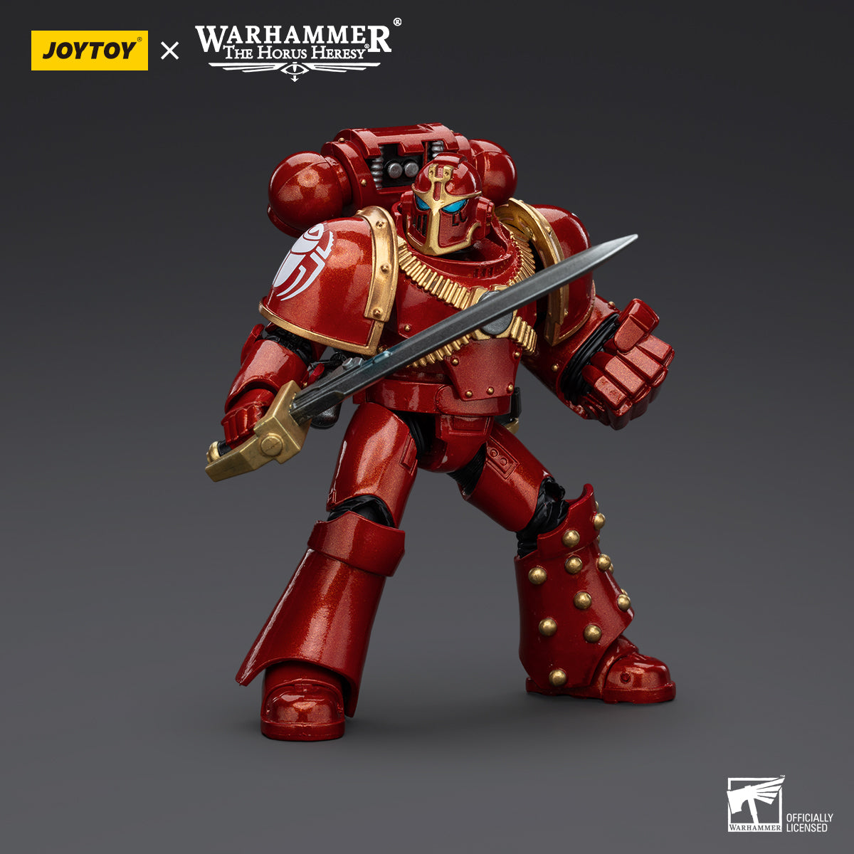 JOYTOY Action Figure 1/18 Thousand Sons Legion MK IV Tactical Squad Sergeant with Power Fist Model Birthday Gifts
