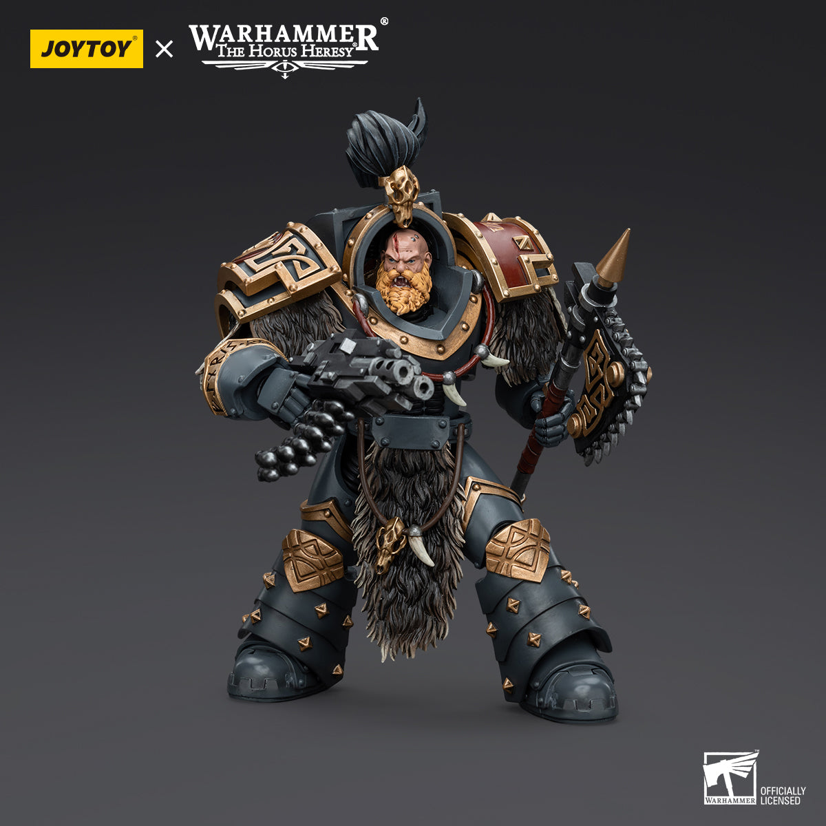 JOYTOY Action Figure 1/18 Space Wolves Varagyr Wolf Guard Squad Varagyr Terminator 3 Model Birthday Gifts
