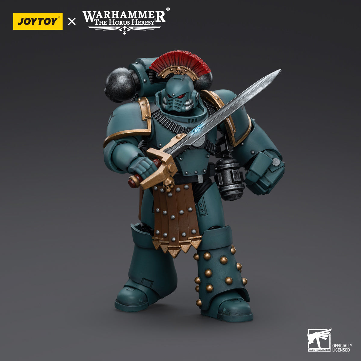 JOYTOY Action Figure 1/18 Sons of Horus MKIV Tactical Squad Sergeant with Power Fist Model Birthday Gifts