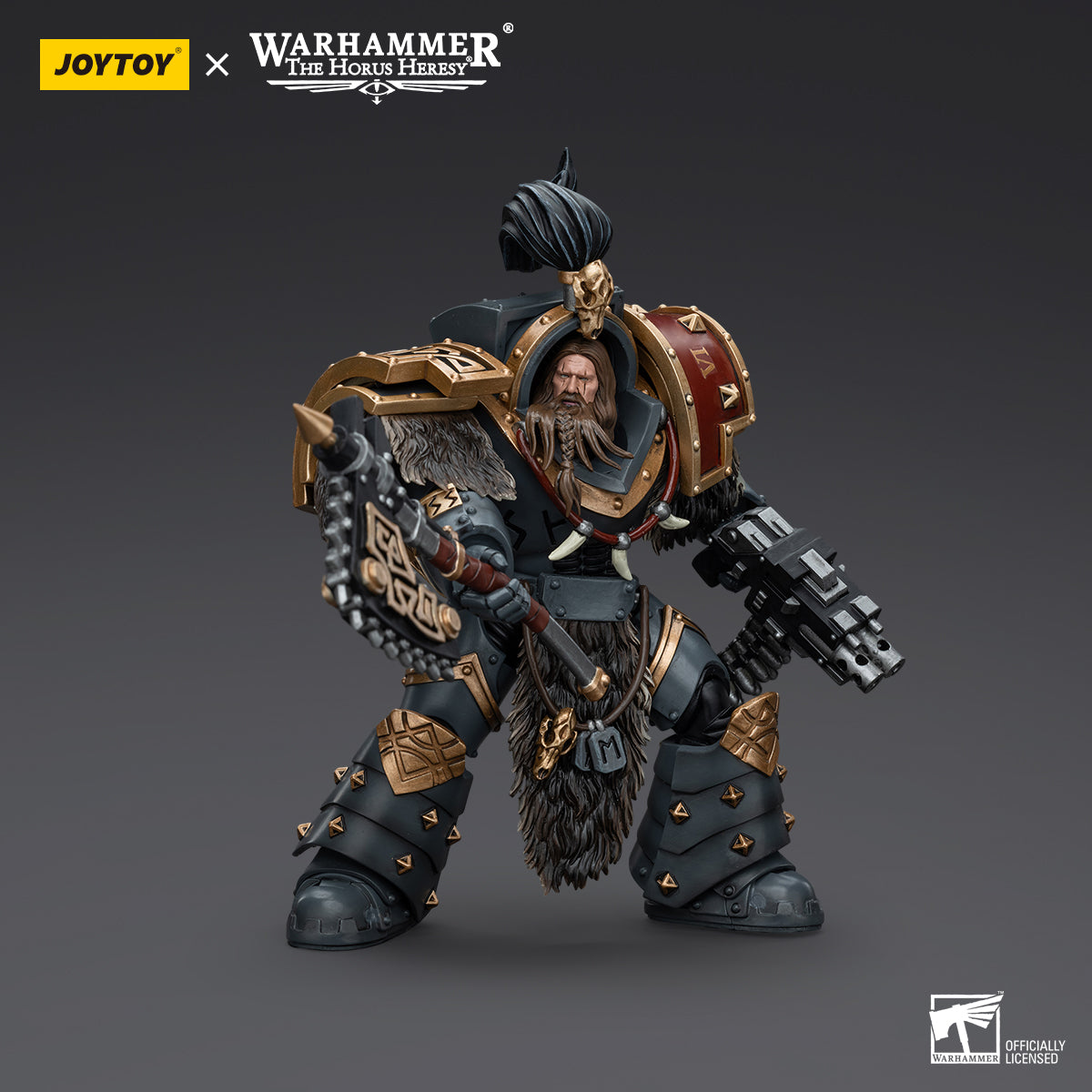 JOYTOY Action Figure 1/18 Space Wolves Varagyr Wolf Guard Squad Varagyr Terminator 2 Model Birthday Gifts