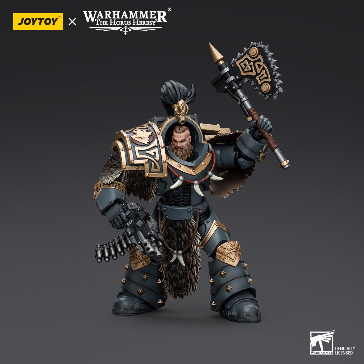 JOYTOY Action Figure 1/18 Space Wolves Varagyr Wolf Guard Squad Varagyr Terminator 4 Model Birthday Gifts
