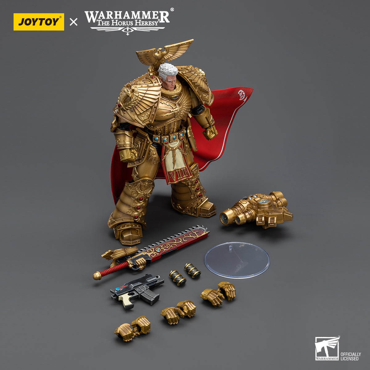 JOYTOY Warhammer The Horus Heresy Imperial Fists Rogal Dorn, Primarch of the Vllth Legion