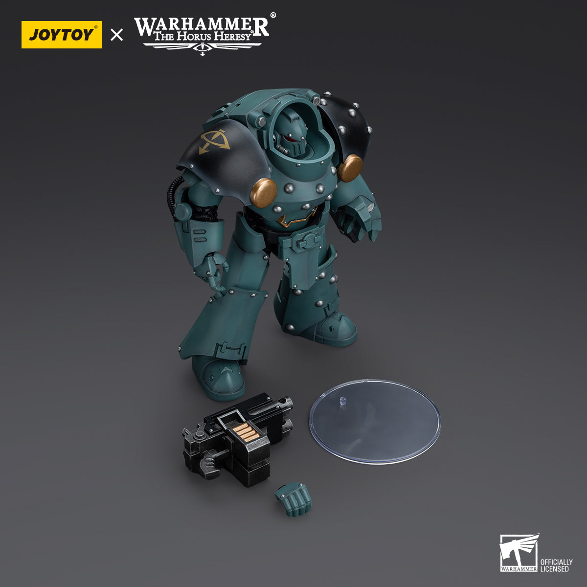JOYTOY Action Figure 1/18 Sons Of Horus Tartaros Terminator Squad Terminator With Combi-Bolter And Chainfist Model Birthday Gifts