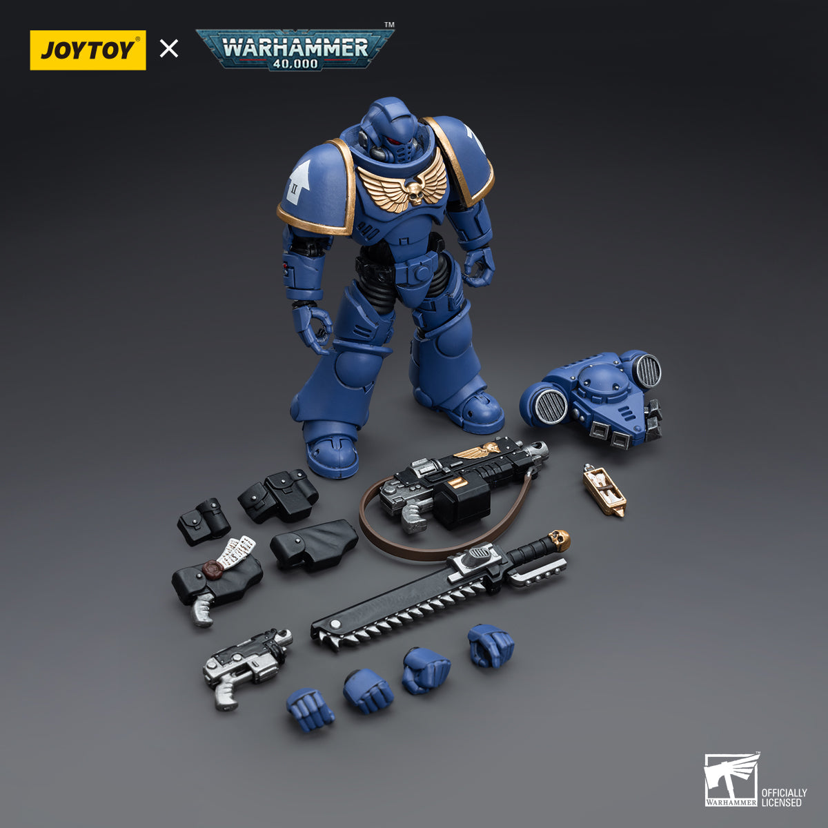 JOYTOY Action Figure 1/18 Ultramarines Intercessors Model Birthday Gifts
