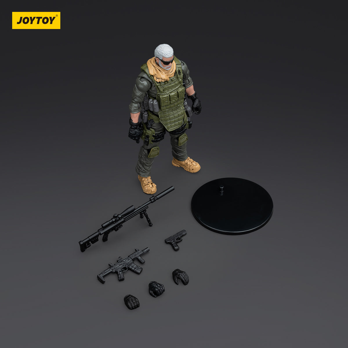 JOYTOY Action Figure 1/18 Naro Defense Forces 13Th Assault Squad Sniper Model Birthday Gifts