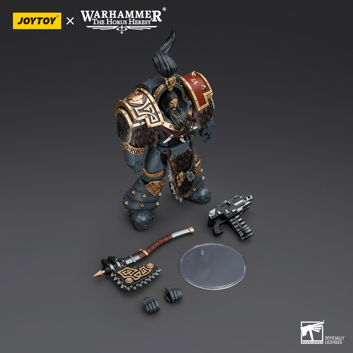 JOYTOY Action Figure 1/18 Space Wolves Varagyr Wolf Guard Squad Varagyr Terminator 1 Model Birthday Gifts