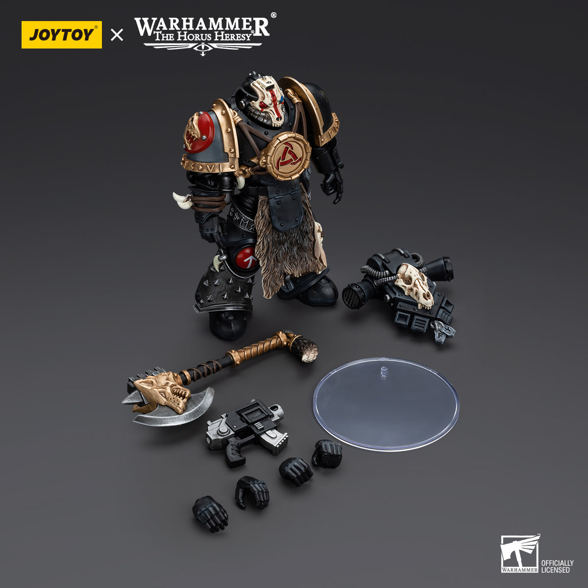 JOYTOY Action Figure 1/18 Space Wolves Deathsworn Pack Deathsworn 1 Model Birthday Gifts