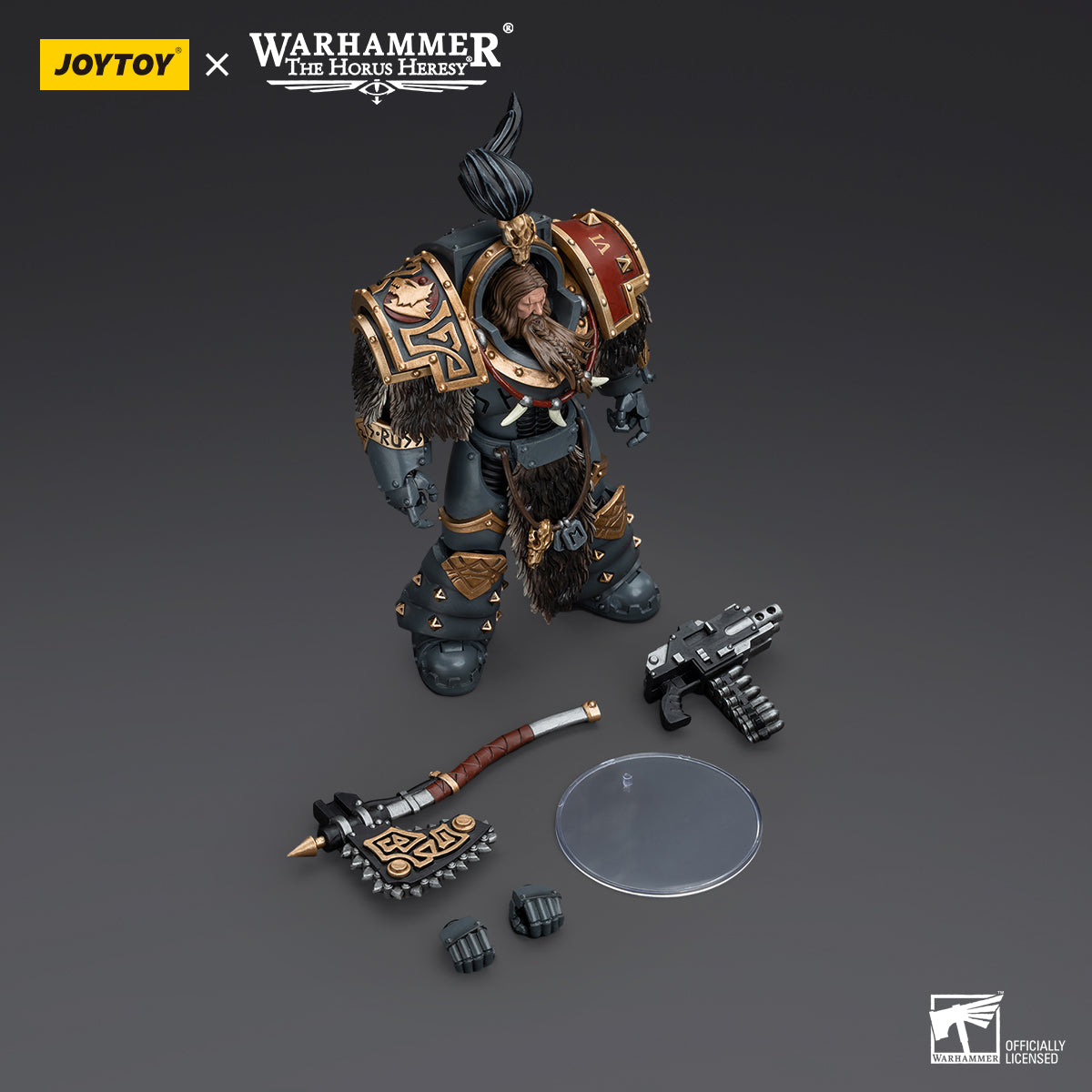 JOYTOY Action Figure 1/18 Space Wolves Varagyr Wolf Guard Squad Varagyr Terminator 2 Model Birthday Gifts