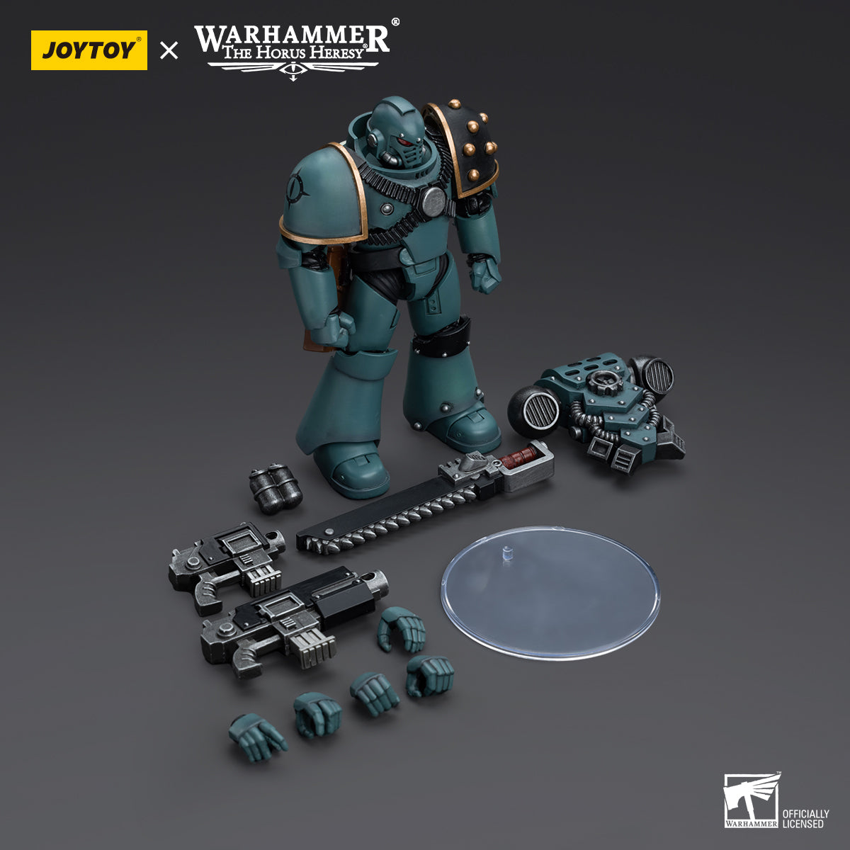 JOYTOY Action Figure 1/18 Sons of Horus MKIV Tactical Squad Legionary with Bolter Model Birthday Gifts