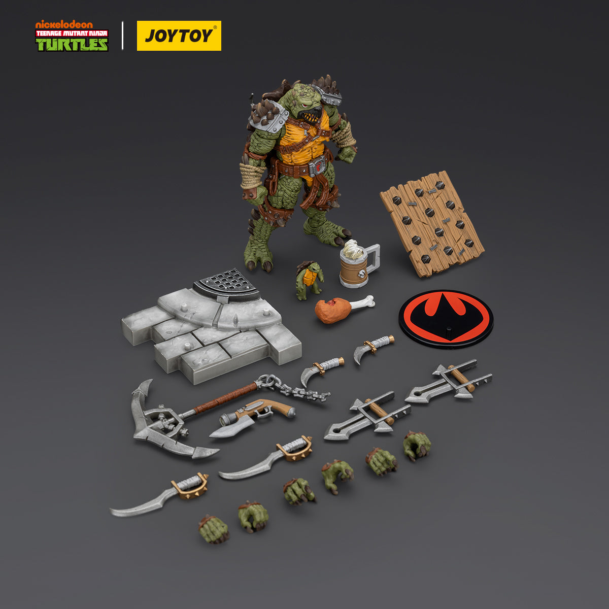 JOYTOY Action Figure 1/18 TMNT-Tokka Model Birthday Gifts