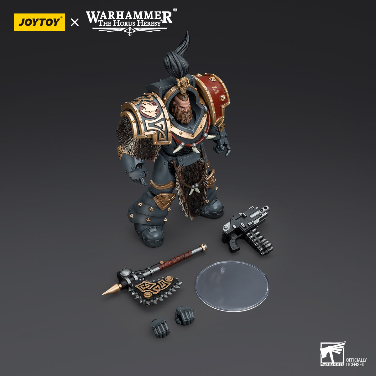 JOYTOY Action Figure 1/18 Space Wolves Varagyr Wolf Guard Squad Varagyr Terminator 4 Model Birthday Gifts