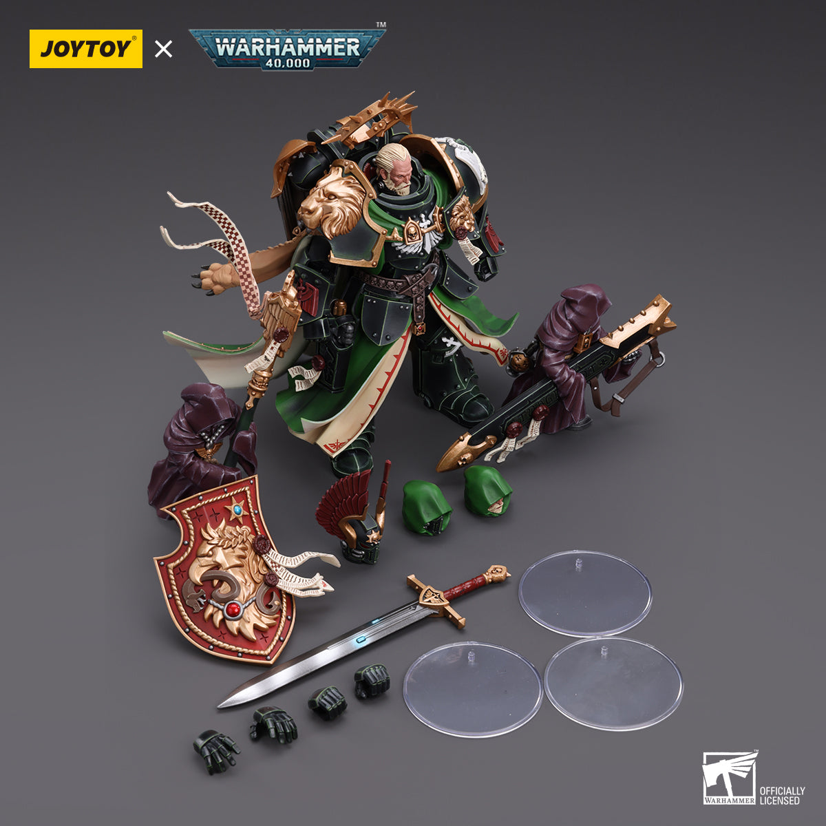 JOYTOY Action Figure 1/18 Dark Angels Primarch Lion El'Jonson Model Birthday Gifts