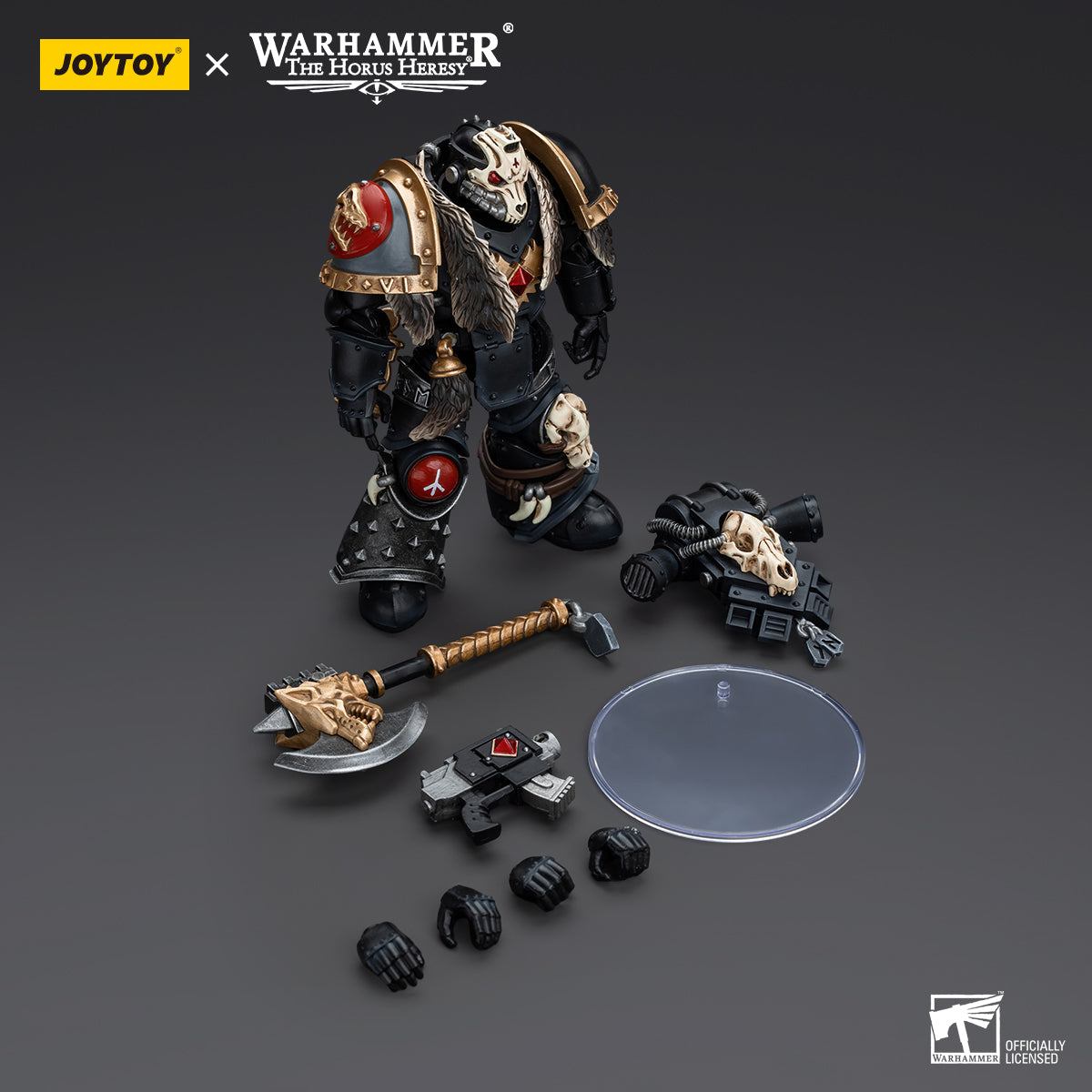 JOYTOY Action Figure 1/18 Space Wolves Deathsworn Pack Deathsworn 3 Model Birthday Gifts
