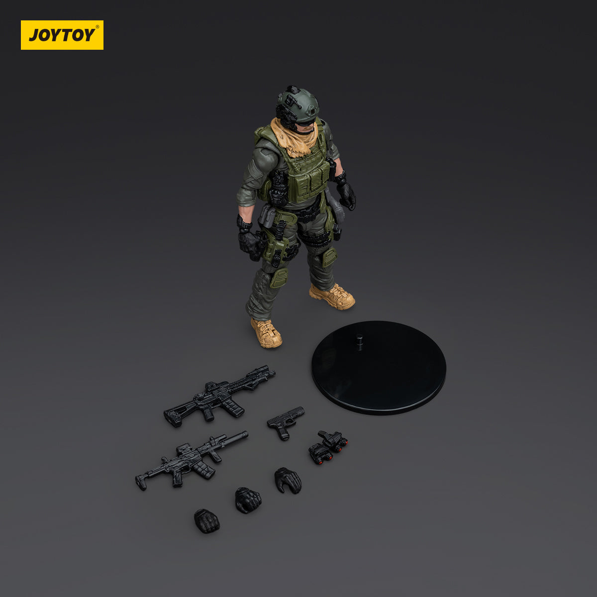 JOYTOY Action Figure 1/18 Nato Defense Forces 13Th Assault Squad Assault Trooper Model Birthday Gifts